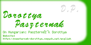 dorottya paszternak business card